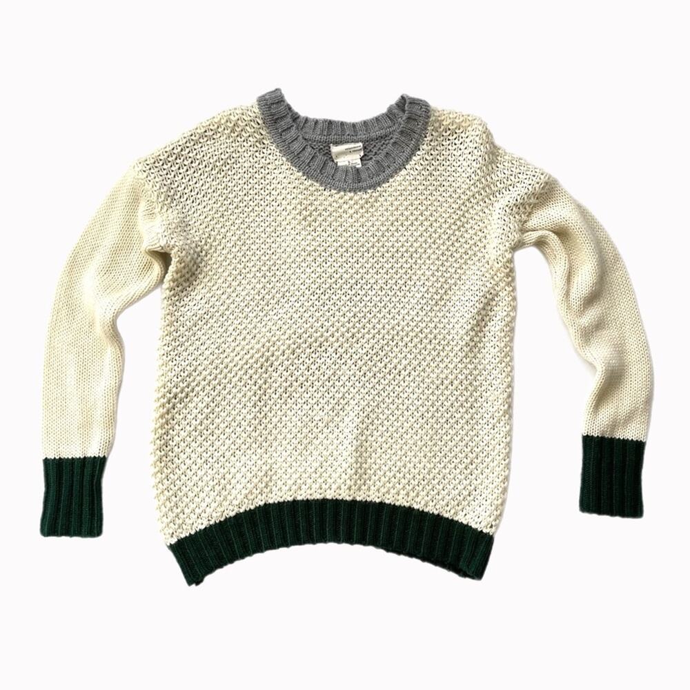 Coincidence and Chance Color-block Knit Sweater Sz S